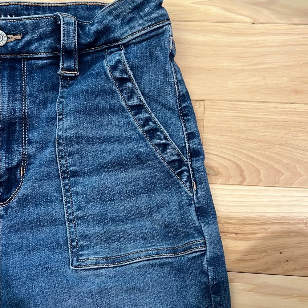 American Eagle Outfitters Dark Blue Flare Jeans - Picture 7 of 9